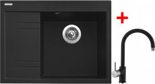 Sinks RIM 650 P Metalblack + Vitali...